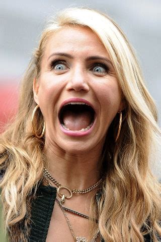 Celebrities pulling funny faces | Glamour UK