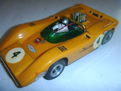 Vintage slot car of Bruce McLaren's Can-Am racer. | Slot cars, Slot car racing, Bruce mclaren