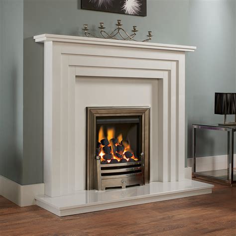 Chester Marble Fireplace – Available in 54” or 48” | Marble Fireplaces