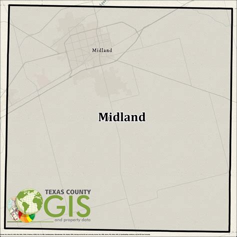 Midland County GIS Shapefile and Property Data - Texas County GIS Data