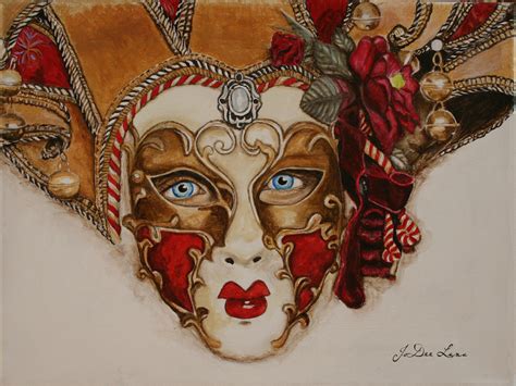 How to Paint a Masquerade Mask – JoDee Luna Art