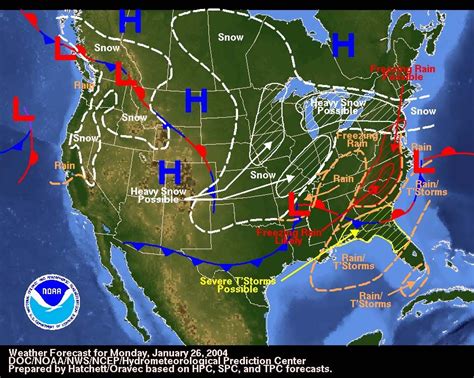 Snow Forecast Map - Snow