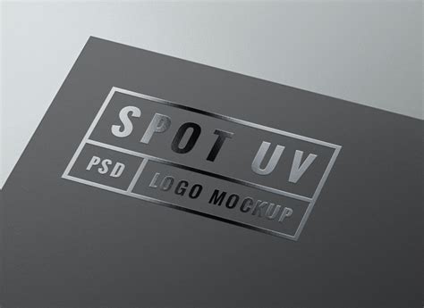 Spot UV Logo MockUp | GraphicBurger