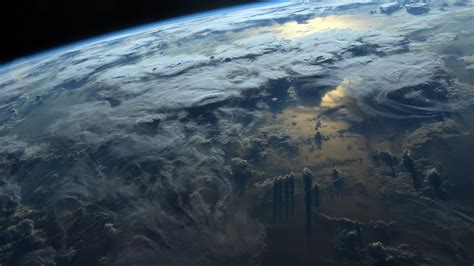 Wallpaper Top view the earth, clouds, space 3840x2160 UHD 4K Picture, Image