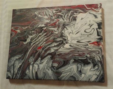 Red Marble Texture Painting Acrylic Painting Abstract Art - Etsy