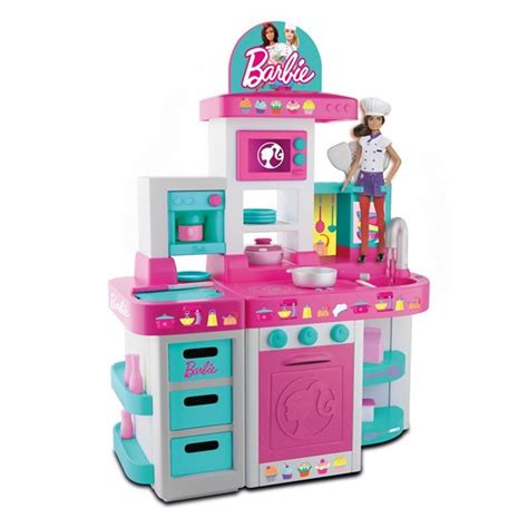 Toy Shock Barbie Large Kitchen Set with 40 Accessories 8436547416769 | RONA