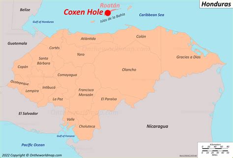 Coxen Hole Map | Roatán, Honduras | Detailed Maps of Coxen Hole