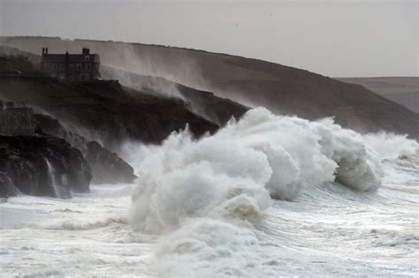 Storm Brian batters Britain as high winds and heavy rain strike days after Ophelia | London ...