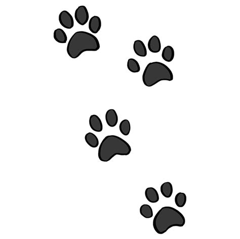 How to Draw Cat Paw Prints - Really Easy Drawing Tutorial