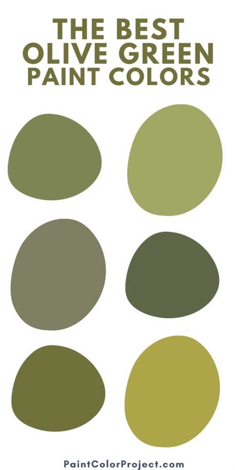 29 Best olive green paint colors for your home - The Paint Color Project