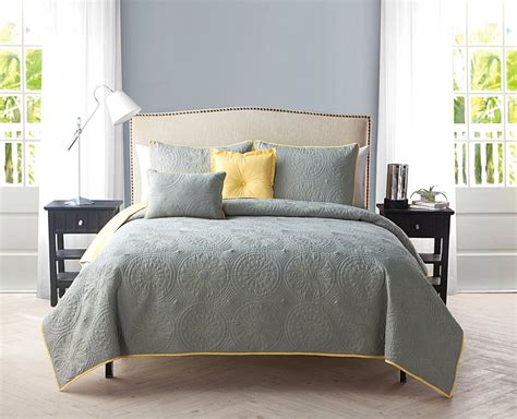 Yellow and Gray Bedding That Will Make Your Bedroom Pop