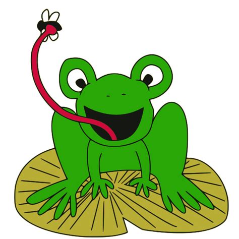 Frog On Lily Pad Clip Art - ClipArt Best