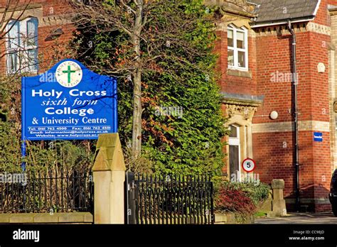 Holy Cross Sixth Form College (Catholic), Bury, Greater Manchester, England, UK Stock Photo - Alamy