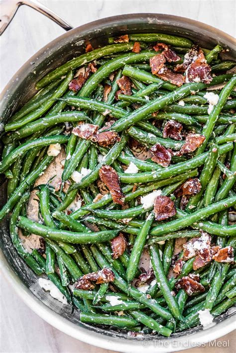 Green Beans with Bacon and Boursin - The Endless Meal®