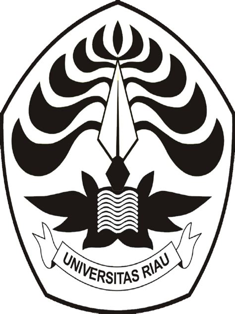 Logo UNRI Universitas Riau Hitam Putih PNG PDF | PDF