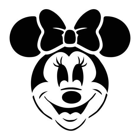 5 Best Minnie Mouse Pumpkin Stencils Printable PDF for Free at Printablee