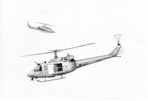 Huey Helicopter Drawing at PaintingValley.com | Explore collection of Huey Helicopter Drawing