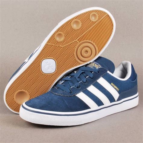 Adidas Skateboarding Adidas Busenitz Vulc Skate Shoes - University Blue/Running White/University ...