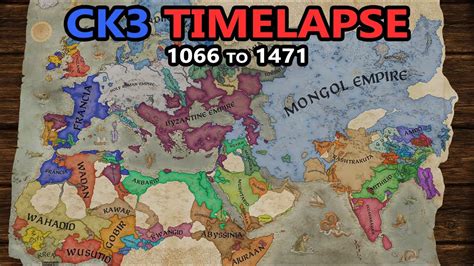 CK3 Timelapse - 1066 to 1471 Crusader Kings 3 Timelapse - YouTube