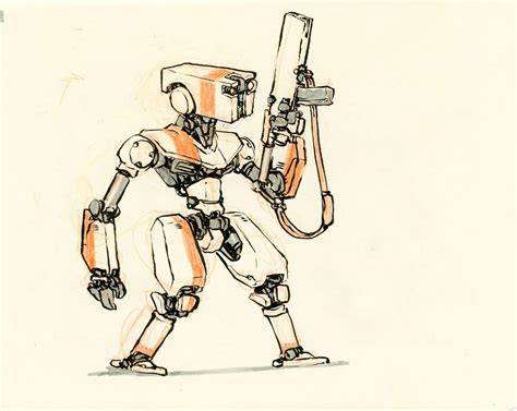 concept robots: Concept robot sketches by Jake Parker