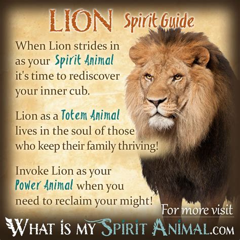 Lion Symbolism & Meaning | Spirit, Totem & Power Animal