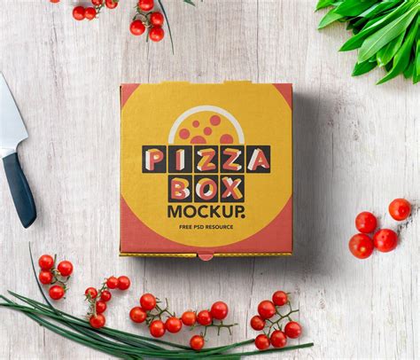 Pizza Box Mockup - Mockup World