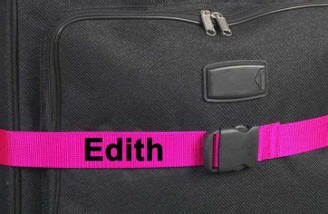 Personalized Luggage Straps