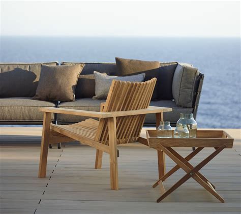 Cane-line Amaze Lounge Chair | Wooden | Outdoor-Patio Furniture - Ultra ...