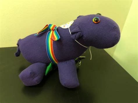 Pippo the Purple Hippo Stuffed Toy – Patrick Marzitelli Science and Aviation Foundation