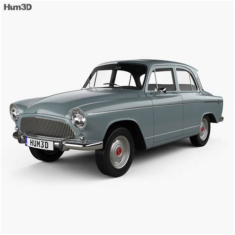 Simca Aronde P60 Elysee 1958 3D model - Vehicles on Hum3D