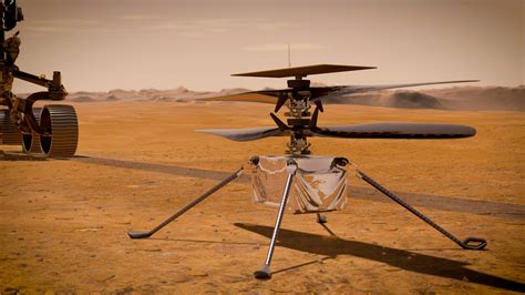 NASA's Ingenuity helicopter dropped on Mars' surface ahead of flight - CGTN