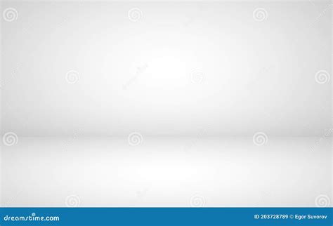 White Studio Background. Empty Room Mockup. White Design Template For Advertising. Clean Wall ...