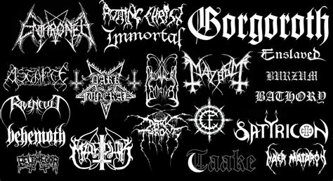 Black Metal Chart | Metal band logos, Black metal, Band logos