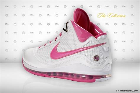 LeBron James X "Box Out Breast Cancer" Air Max LeBron VII's | NIKE LEBRON - LeBron James Shoes