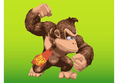 Donkey Kong 71690 Vector Art at Vecteezy