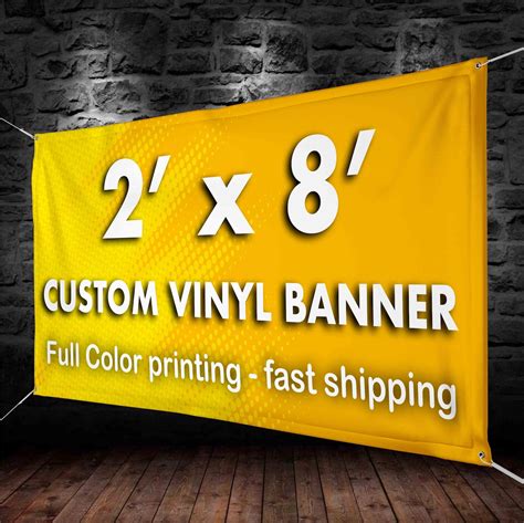 Custom Vinyl Banner Vinyl Banner Printing Full Color Vinyl - Etsy UK