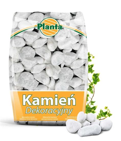 Batu kerikil putih - Carrara White - 40 - 60 mm - Planta - 20 kg ...