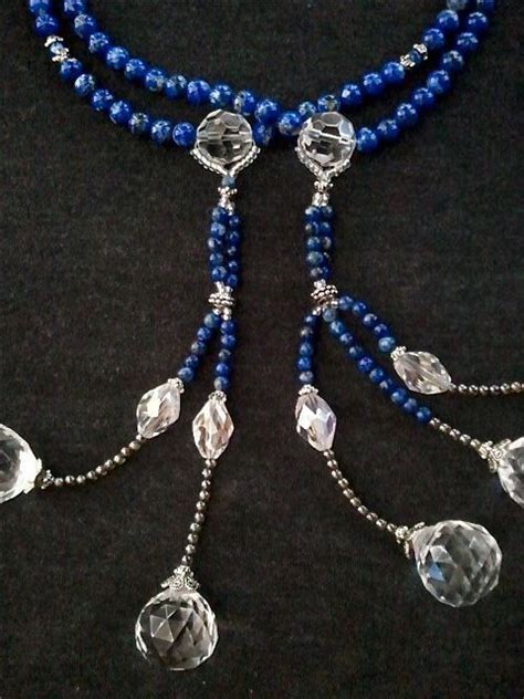 Lapis and Crystal Nichiren Buddhist Chanting Beads. $120.00, via Etsy. | Budista, Japamala