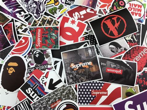 Supreme Stickers Wallpapers - Wallpaper Cave