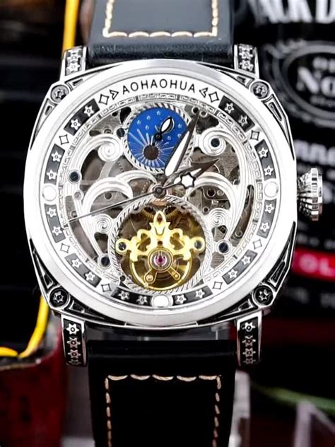 Flying Tourbillon Automatic Movement Mechanical Watch - Buy Automatic Watch Tourbillon,Flying ...