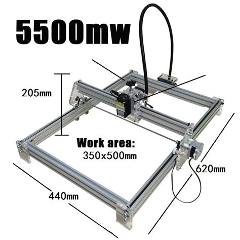 Desktop DIY 5500mW laser engraving machine Desktop DIY laser cutter ...