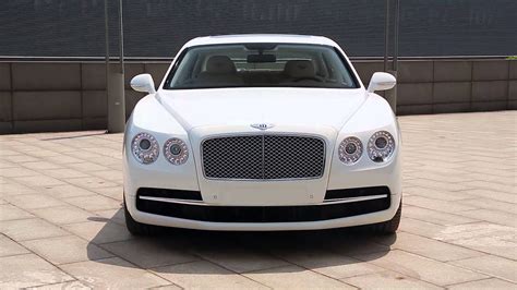 Bentley Flying Spur Glacier White - YouTube