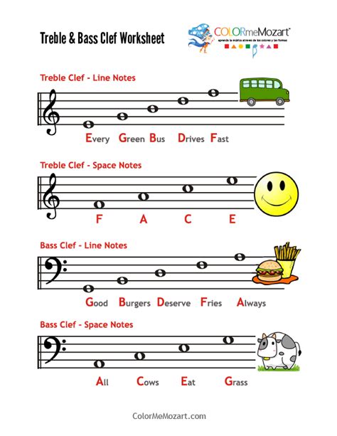 Music Lines And Spaces Worksheet