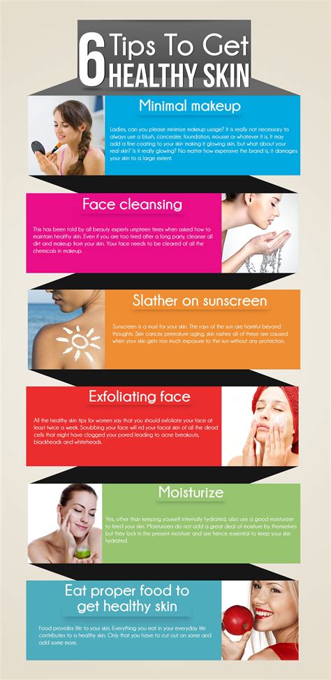 6 Simple Tips To Get Healthy Skin | Gesunde haut, Haut, Tipps