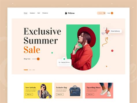 E-Commerce Landing Page | Best landing page design, Landing page, Book cover design inspiration