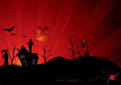 Landscape from halloween nightmares 26724363 Vector Art at Vecteezy