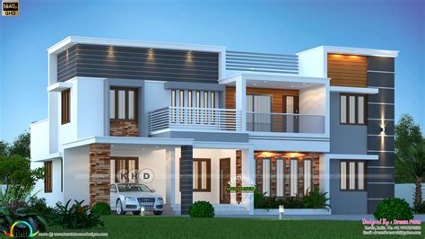 5 bedrooms 2850 sq. ft. modern home design - Kerala Home Design and ...