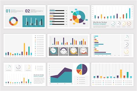 Data Charts PowerPoint Presentation Template | Nulivo Market