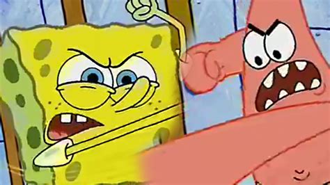 Spongebob and Patrick fighting for 1 hour - YouTube