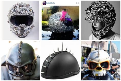 Motorcycle Helmet Spikes - webBikeWorld